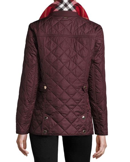 burberry westbridge quilted jacket crimson|Burberry Westbridge Quilted Jacket .